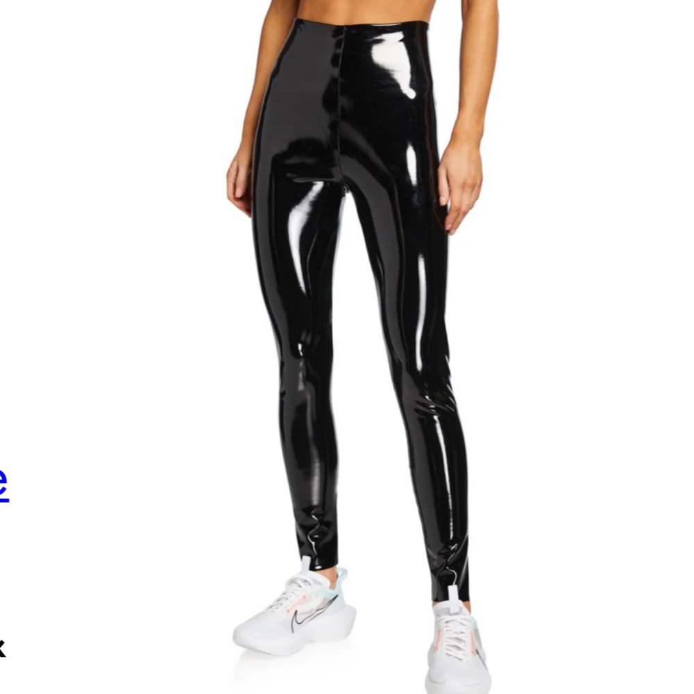Commando Classic Patent Faux-Leather Firming Pants